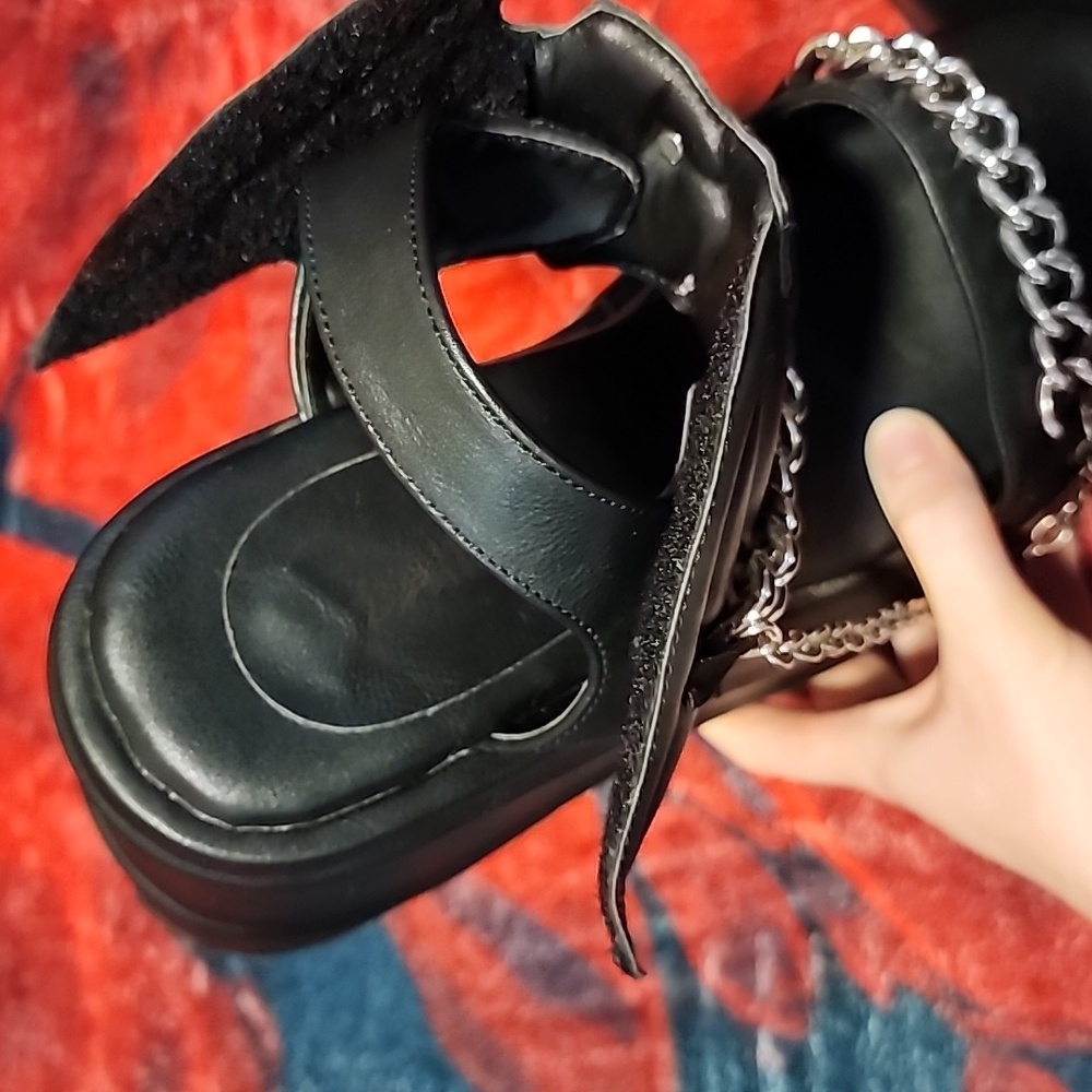 Demonia Wave 20 Platform Sandals - Picture 9 of 15